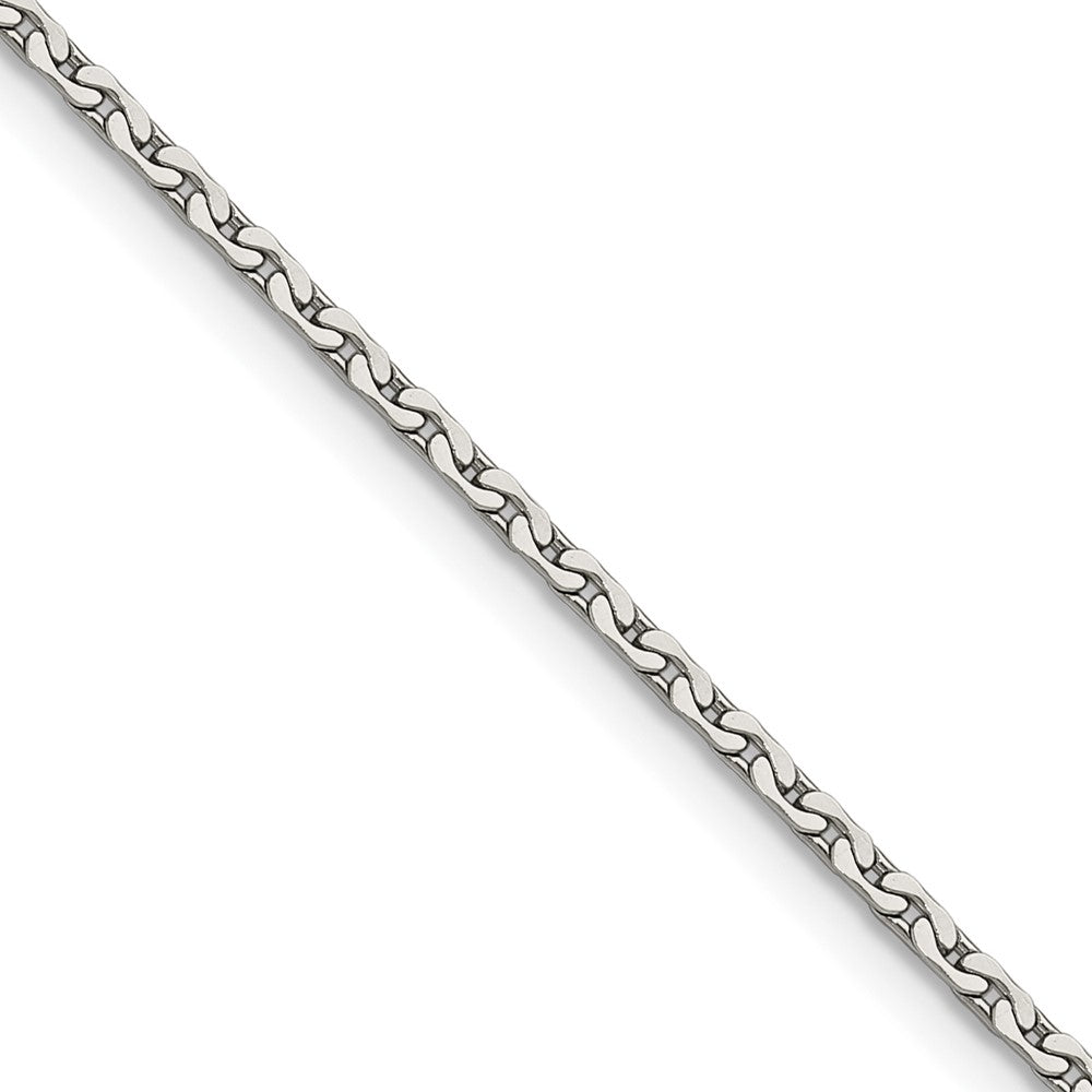 Chisel Stainless Steel Polished 1.7mm 20 inch Fancy Link Chain