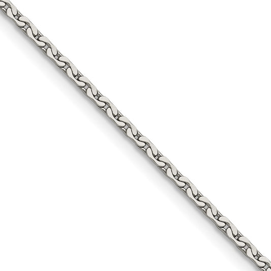 Chisel Stainless Steel Polished 1.7mm 20 inch Fancy Link Chain