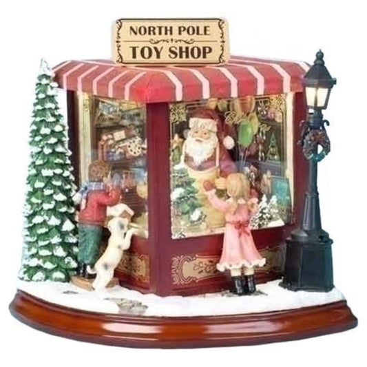 Roman Santa's North Pole Music Box