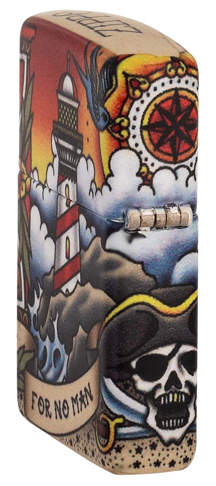 Zippo 540 Color Nautical Tattoo Design Pocket Lighter