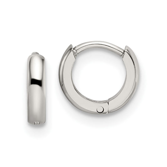 Stainless Steel Polished 2mm Endless Hinged Hoops