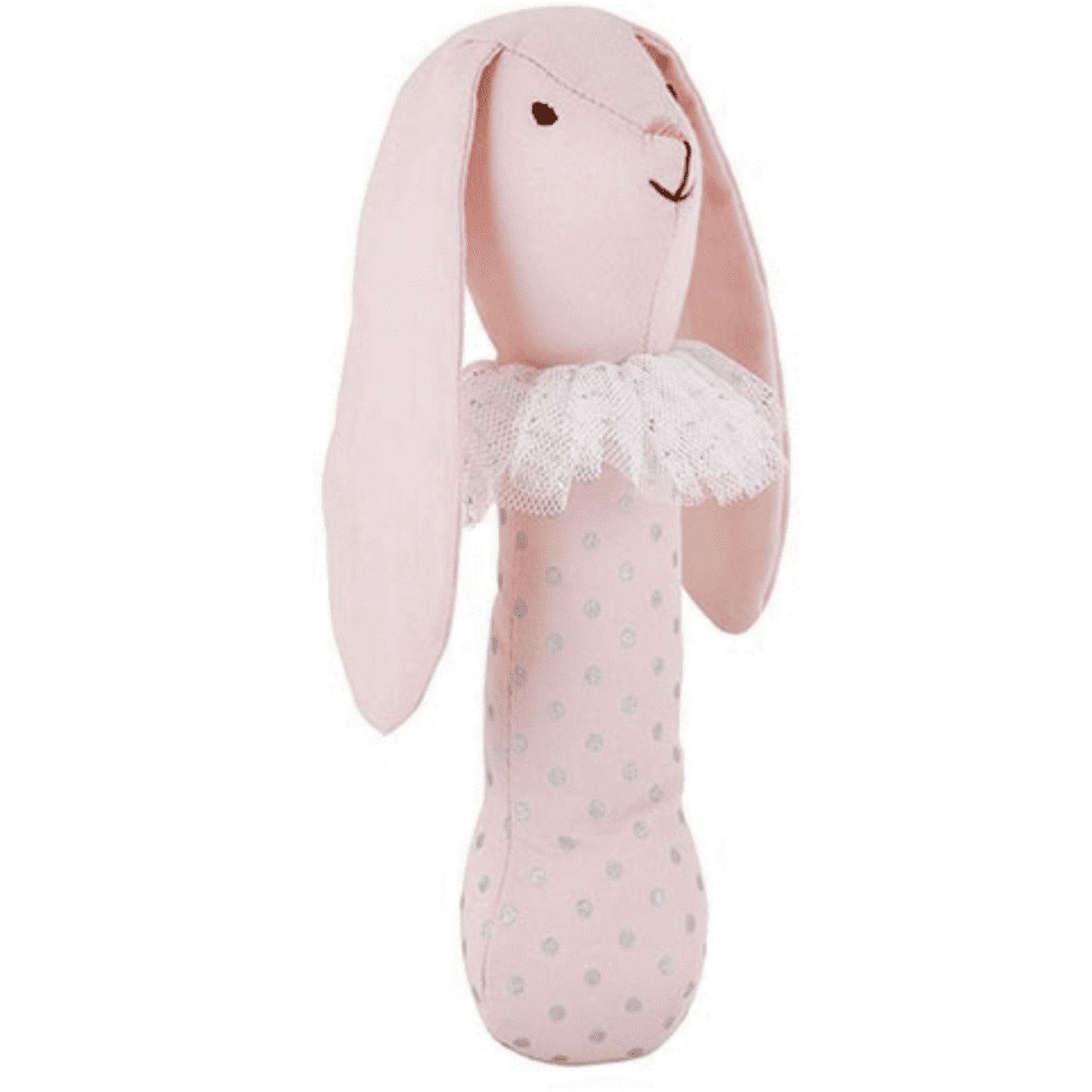 Baby Linen Post Rattle