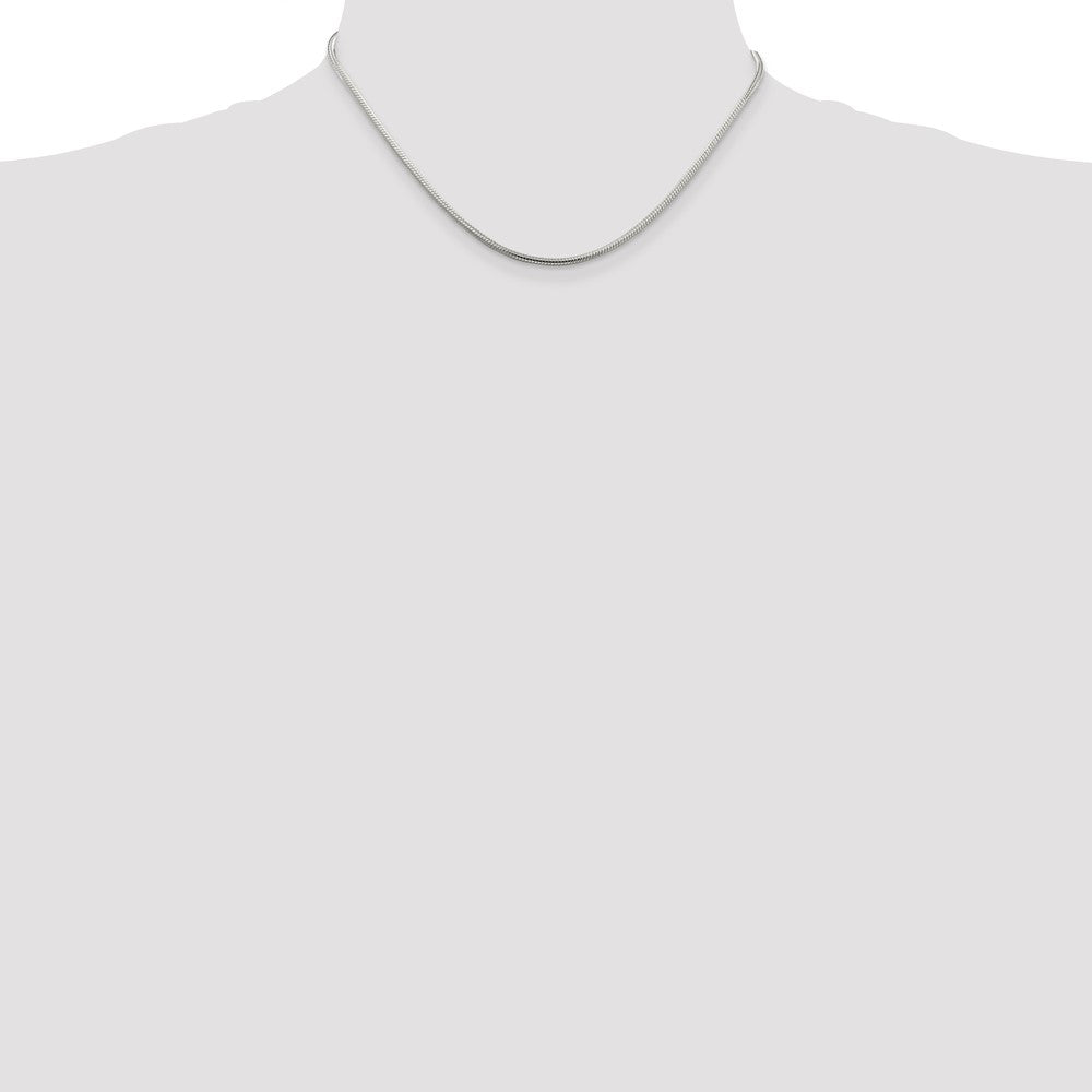 Sterling Silver 2mm Snake Chain 16 Inches