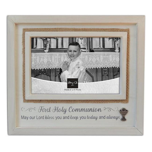 CA Gift 313260 4 x 6 in. Holds First Communion Boy Photo Frame