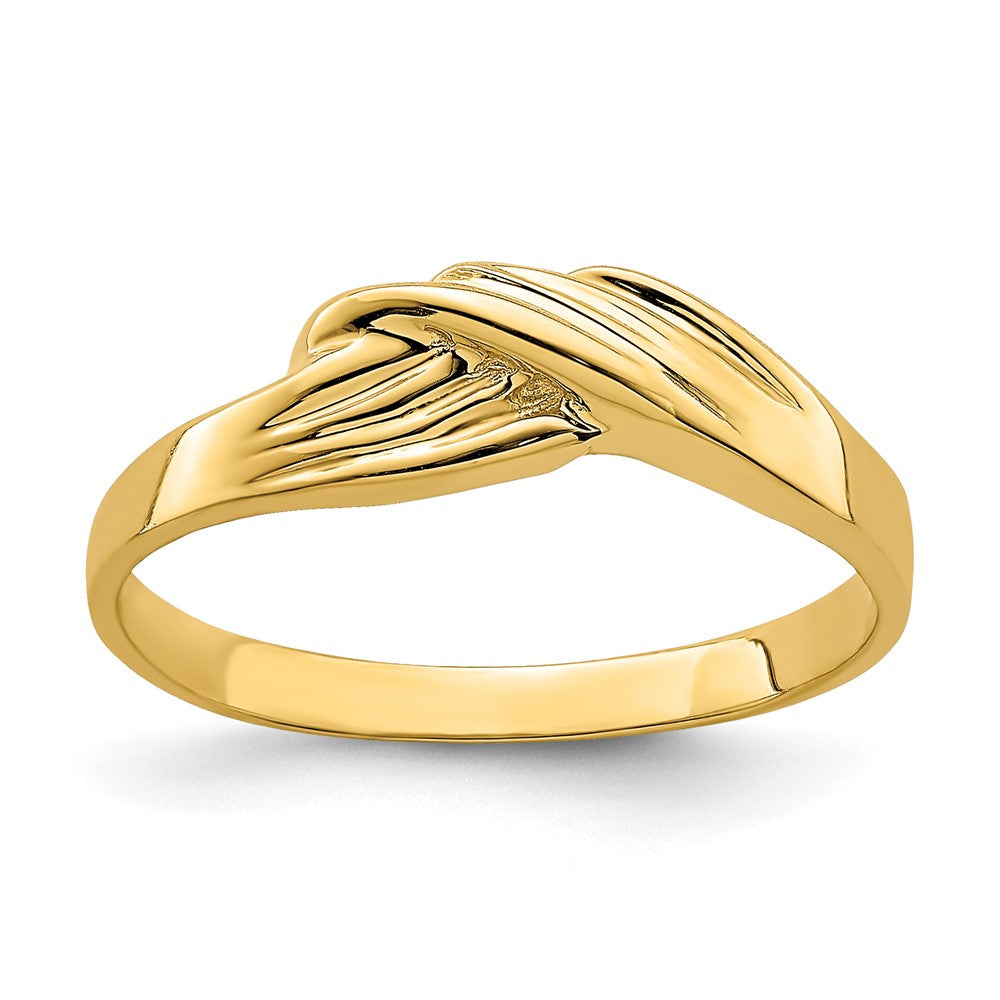 14K Freeform Ring Size 6
