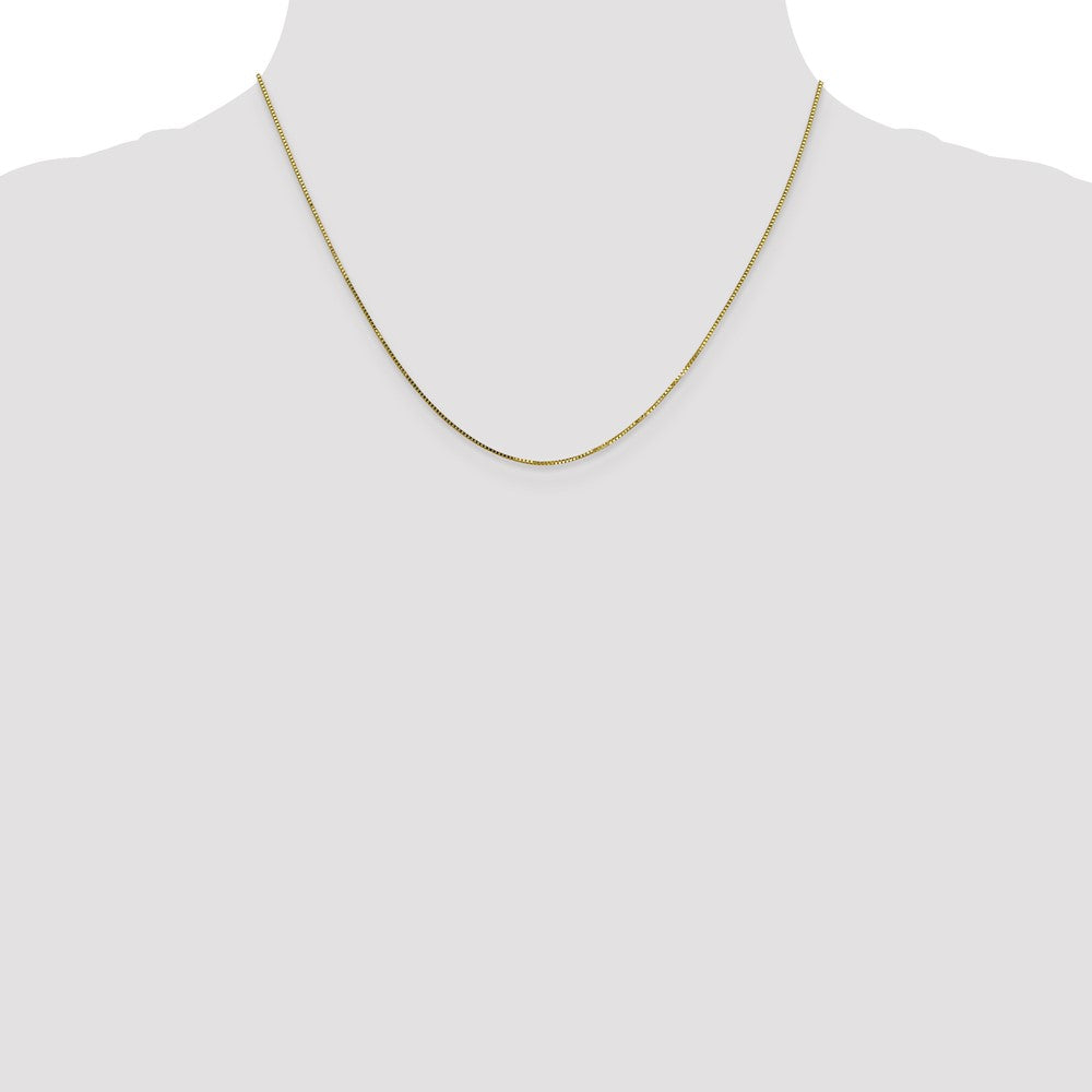 10K .7mm Box Chain Yellow Gold