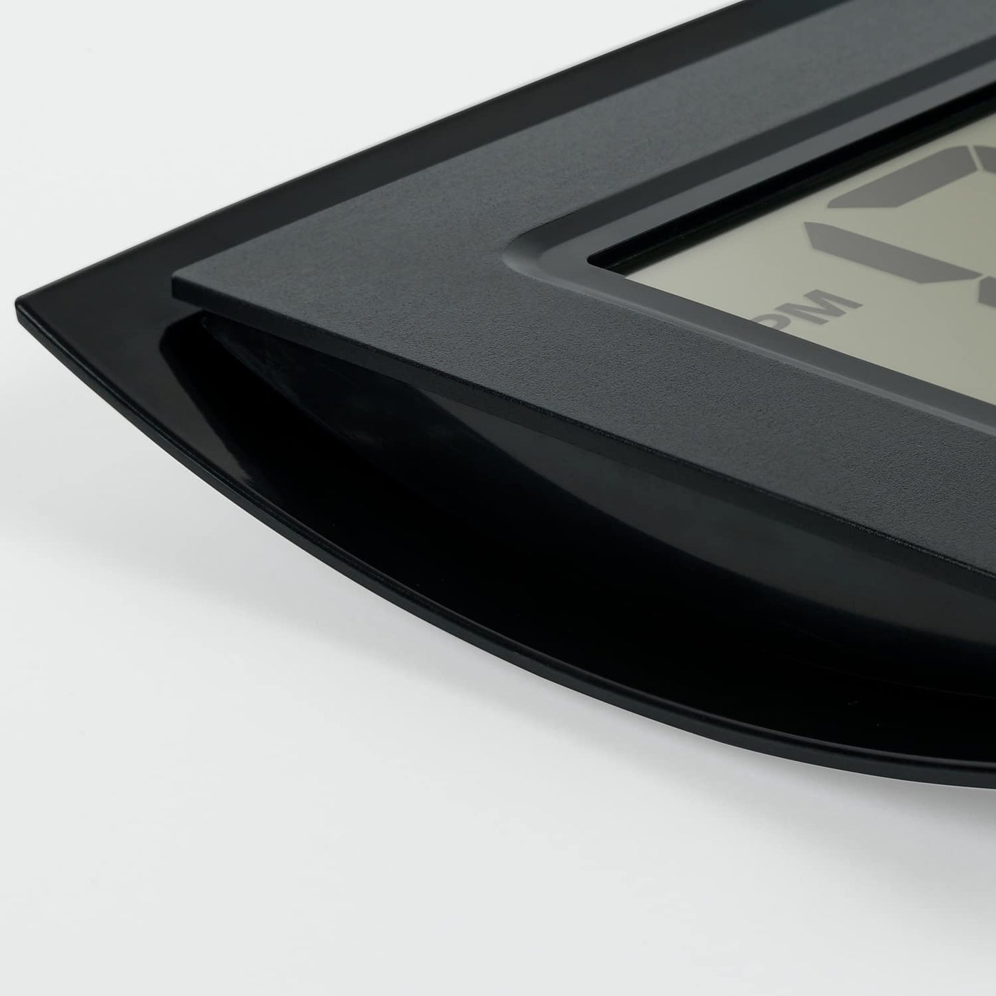 La Crosse Technology Digital Black Clock with Indoor Temperature, WT-8002U-B-INT