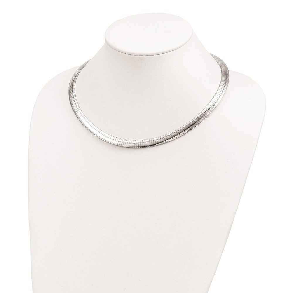 Sterling Silver 8mm Cubetto Necklace 18 Inches