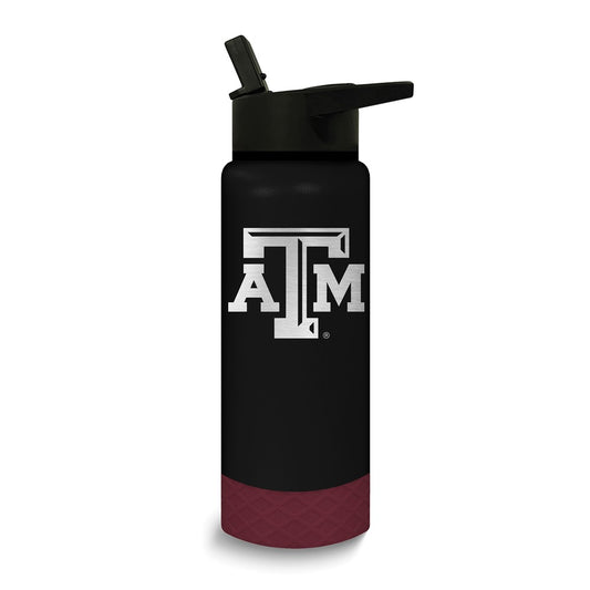 Collegiate Texas A & M Stainless Steel Silicone Grip 24 oz. Water Bottle