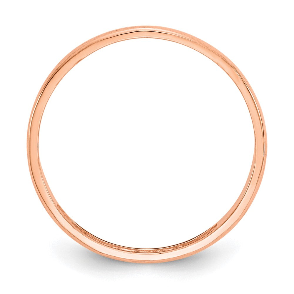 14K Rose Gold Madi K Polished Ring Size 3