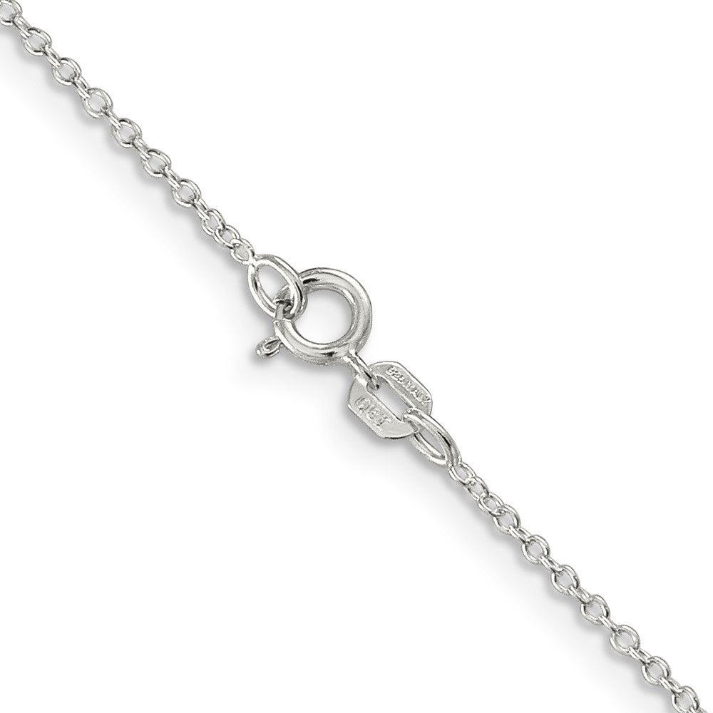 Sterling Silver 1.10mm Forzantina Cable Chain 22 Inches