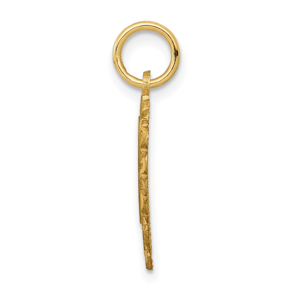 10k  Gold Initial L Charm
