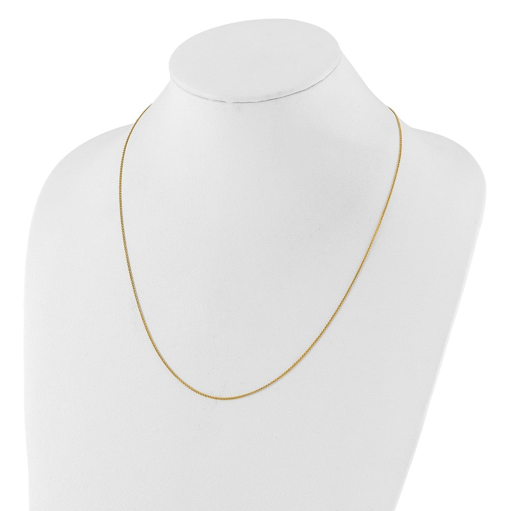 14K Adjustable 1.2 mm D/C Double Curb Chain