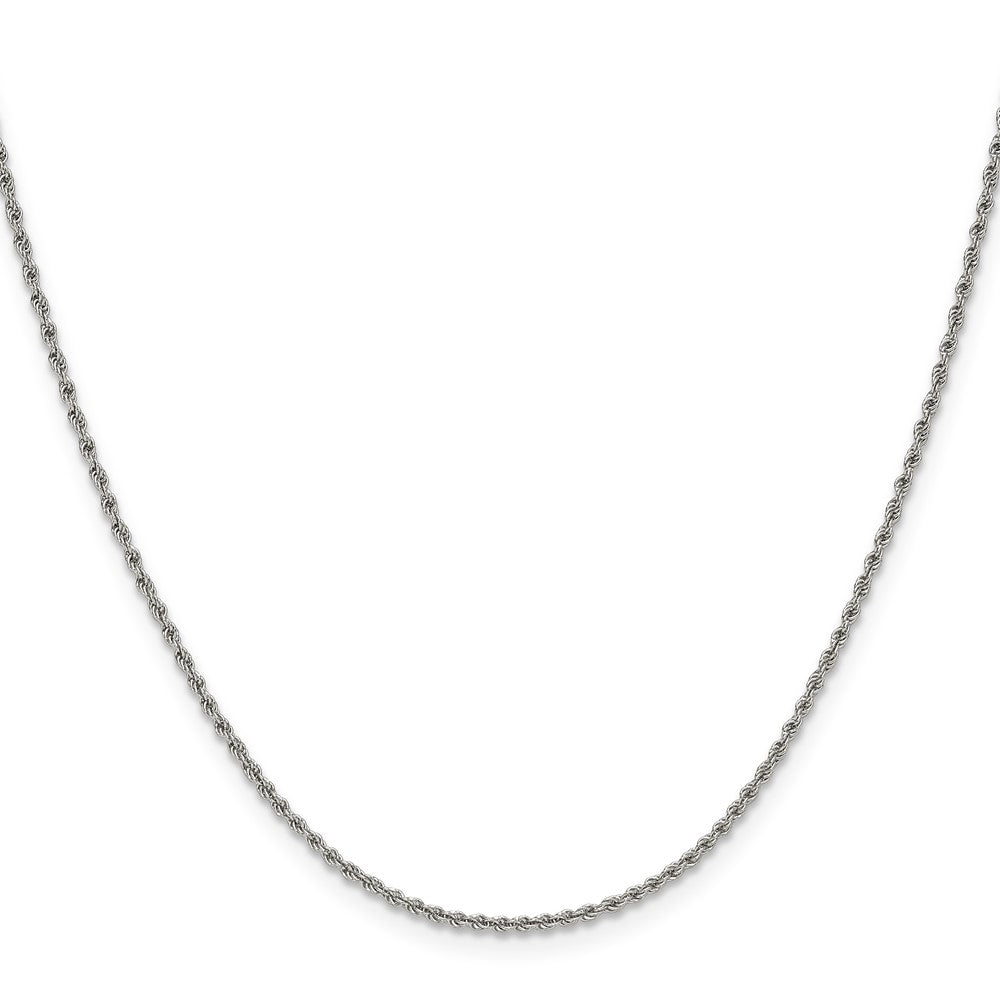 Chisel Stainless Steel Polished 1.5mm 18 inch Rope Chain