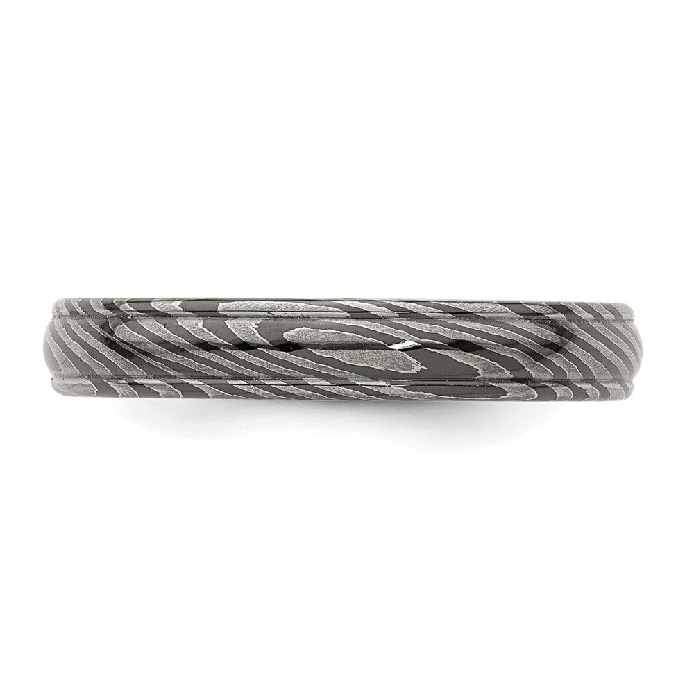 Edward Mirell Timoku Domed Ridged Edge 4mm Band