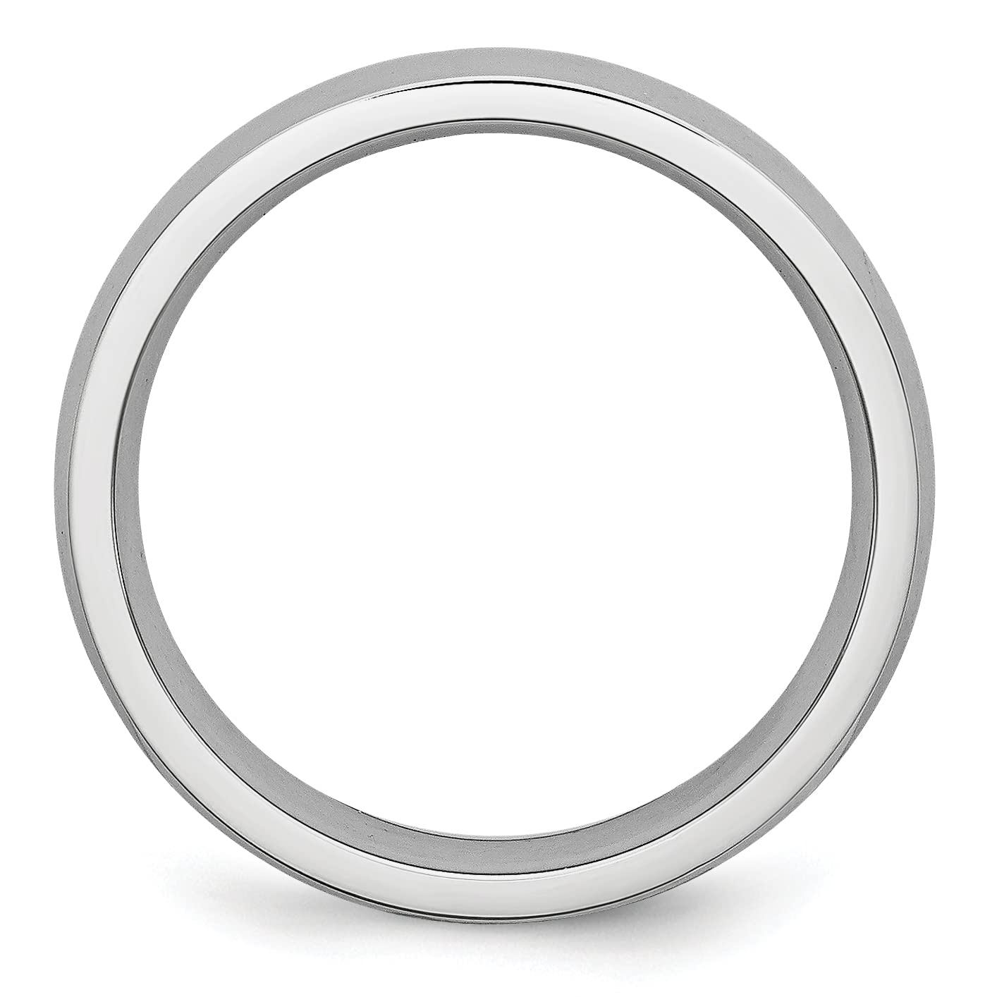 Chisel Cobalt Polished 5mm Half Round Band