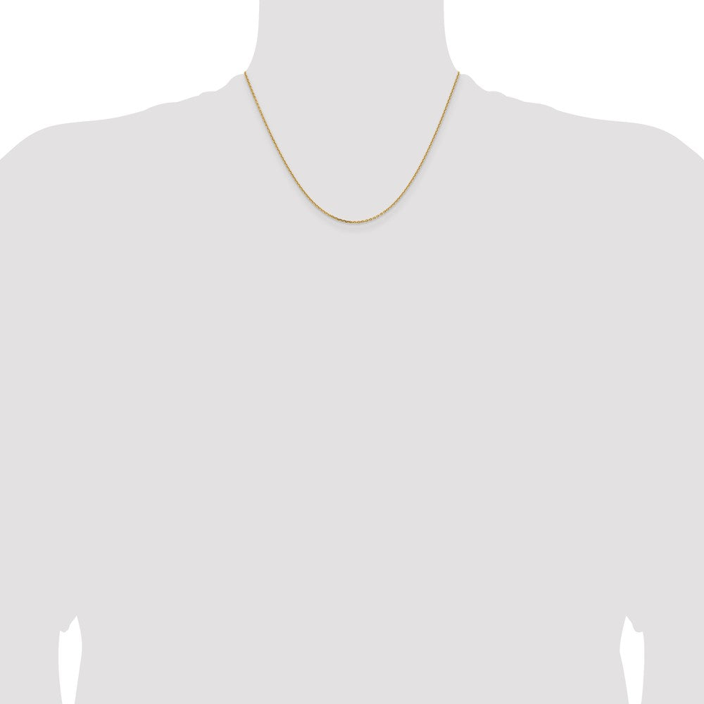 14K 1.4mm D/C Cable Chain