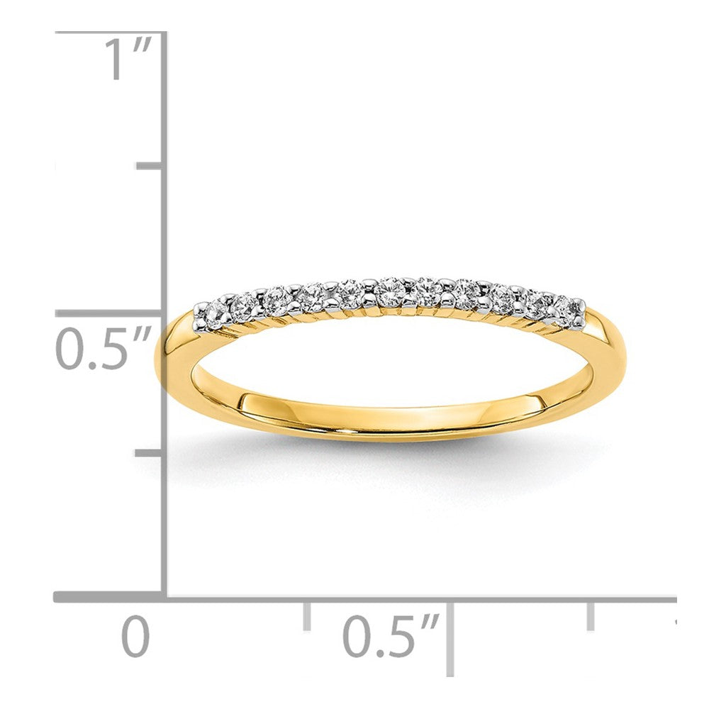 10K CZ Wedding Band