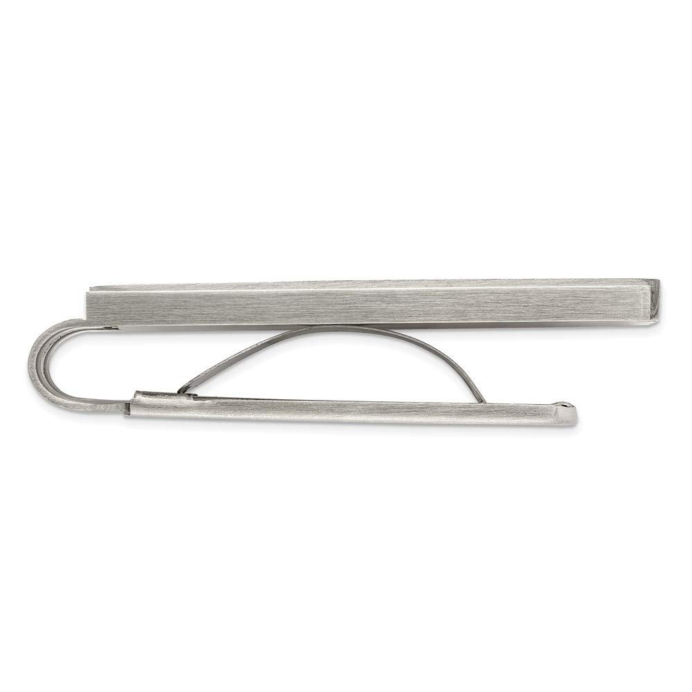 Chisel Stainless Steel Brushed And Polished Money Clip