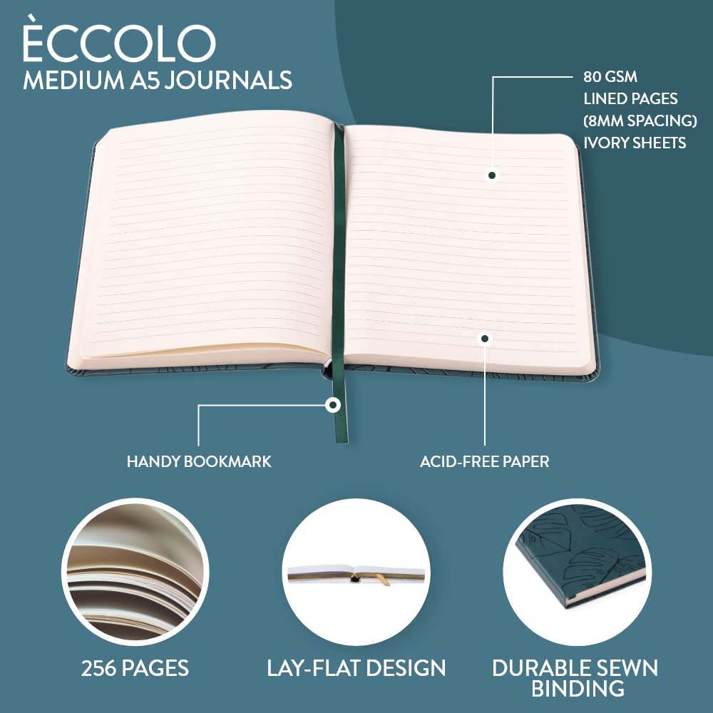 Eccolo Monstera Leaf Journal
