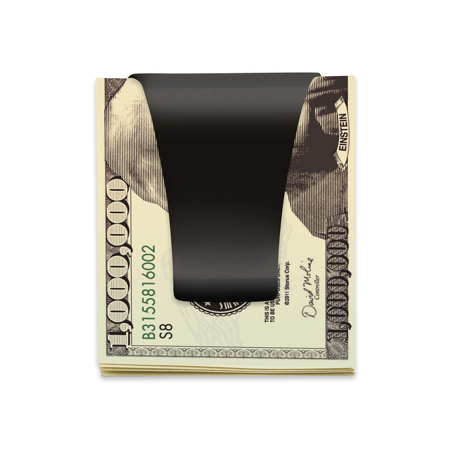 Gun Metal Finish Smart Money Clip QGP8036