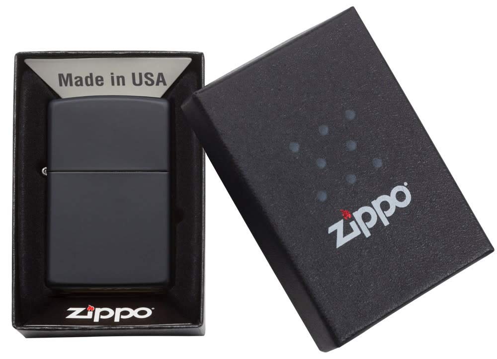 Zippo Classic Black Matte Pocket Lighter
