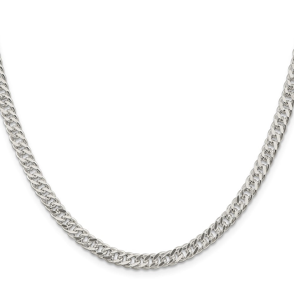 Sterling Silver 5.5mm Rambo Chain 24 Inches