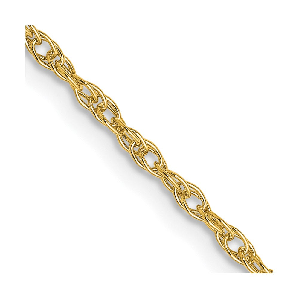 18K 16 inch 1.3mm Baby Rope with Lobster Clasp Chain