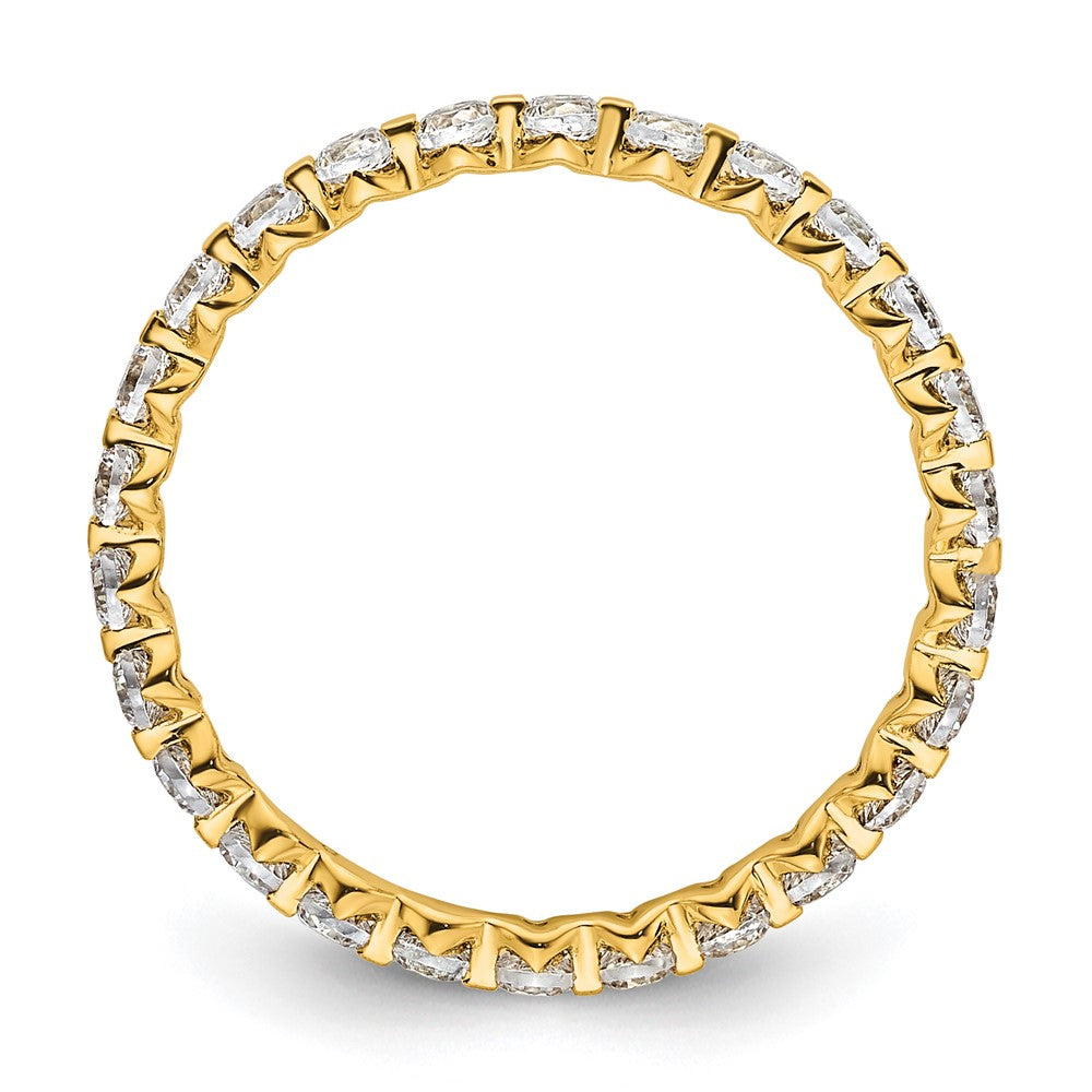 True Origin 14k 7/8 carat Lab Grown Diamond VS D E F Eternity Band