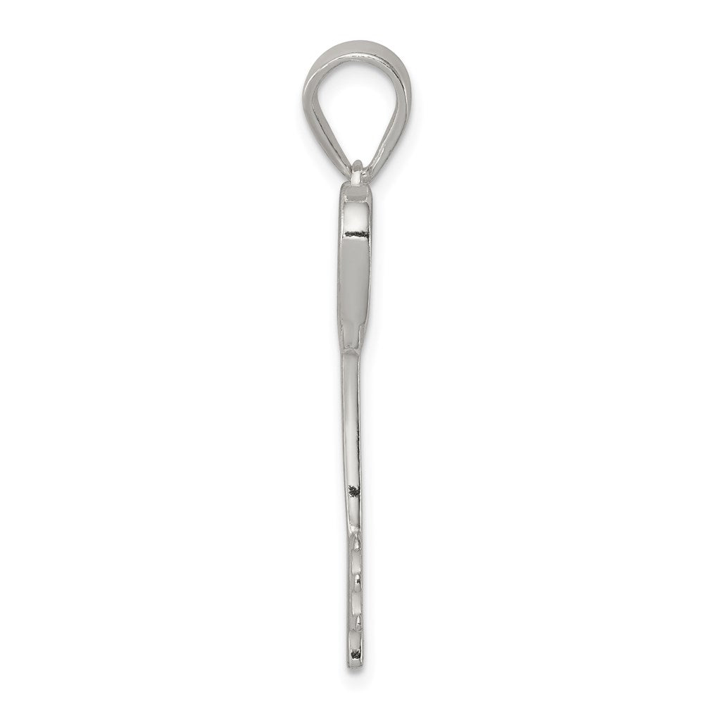 Sterling Silver Polished Key Pendant