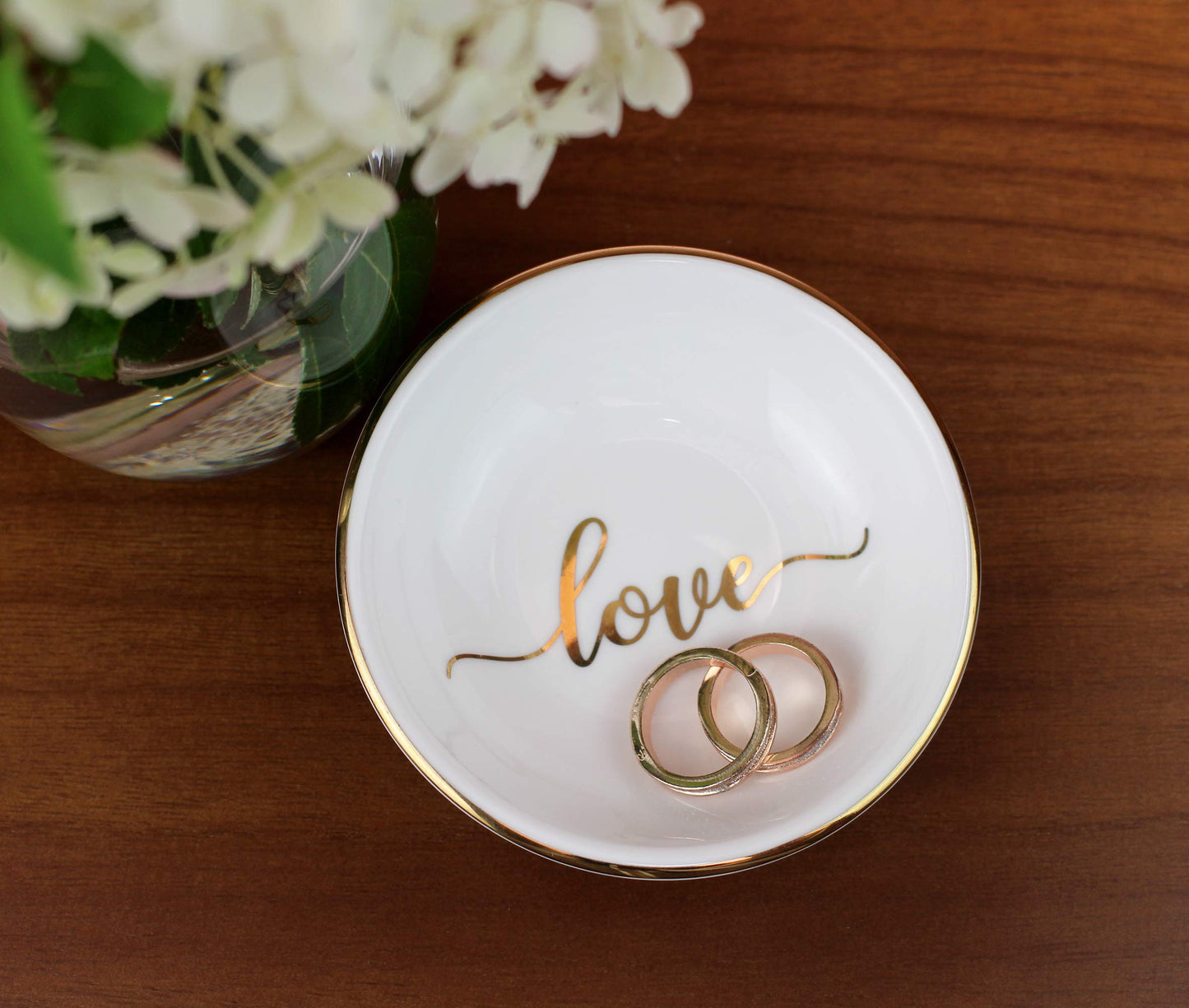 Lillian Rose LOVE Ceramic Ring Dish