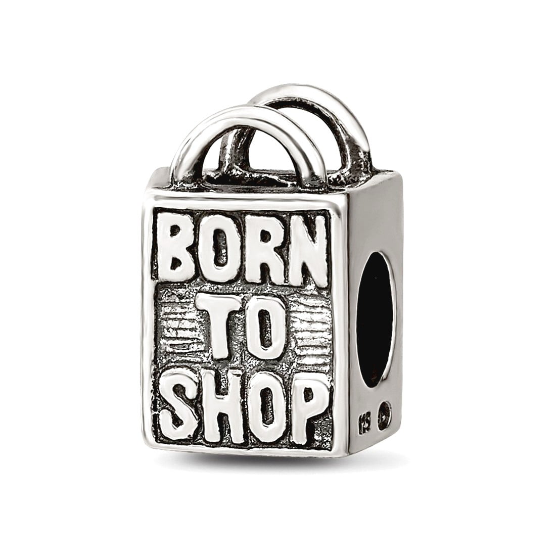 Sterling Silver Reflections Born to Shop Bead