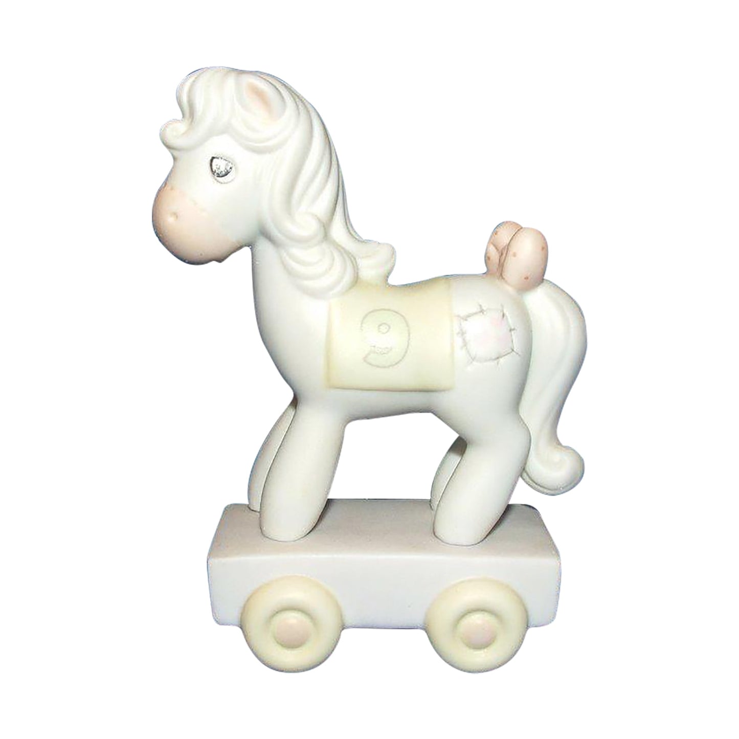 Precious Moments Being Nine Is Just Divine Age Nine Horse Porcelain Figurine QGP710