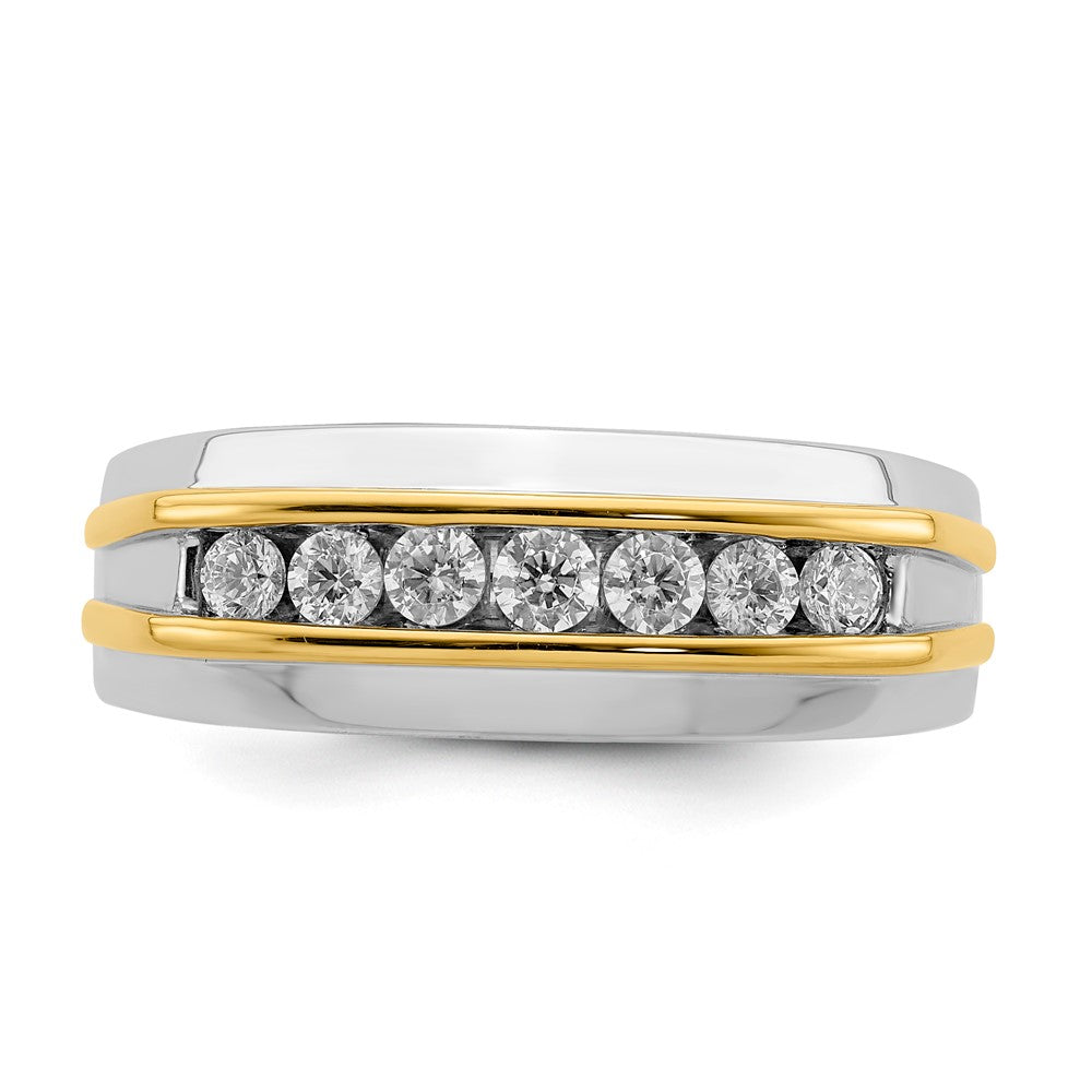 10K WG shank, YG parts Men's Dia Band