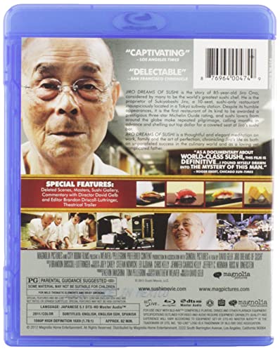 Jiro Dreams of Sushi (Blu-ray), Magnolia Home Ent, Documentary