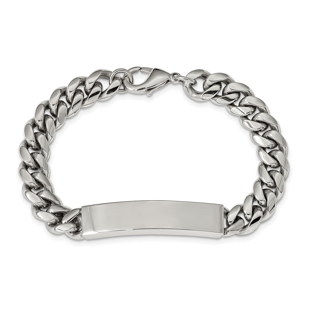 Stainless Steel Polished 8.25in ID Bracelet 8.25 inches