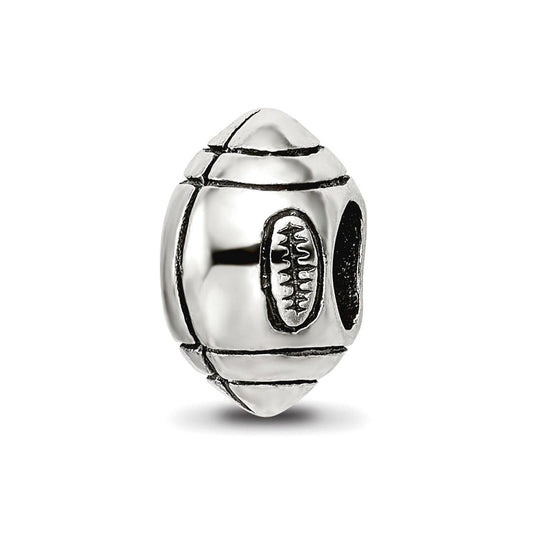 Sterling Silver Reflections Football Bead