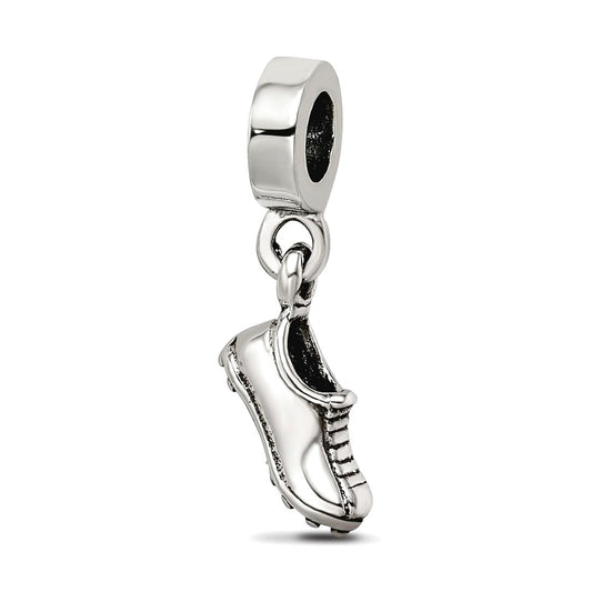 Sterling Silver Reflections Sports Shoe Dangle Bead