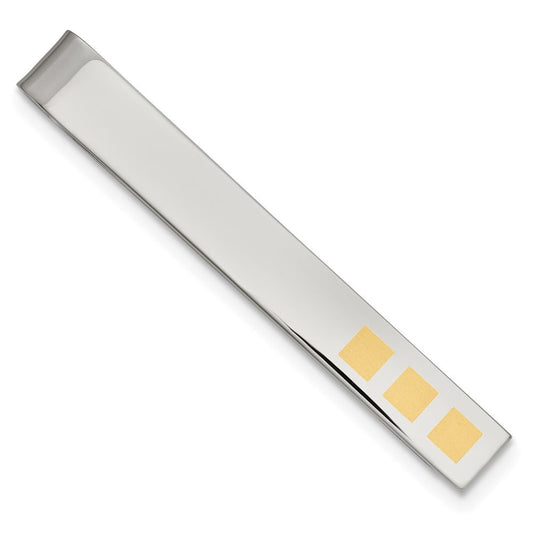 Chisel Stainless Steel Tie Clip