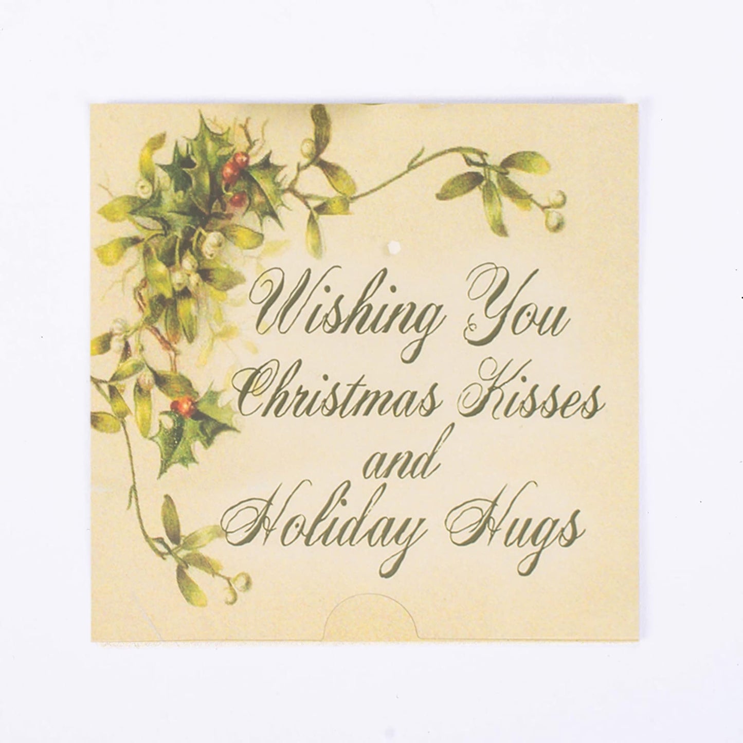 4.75" Green and Ivory Kissing Ball Hanging Ornament