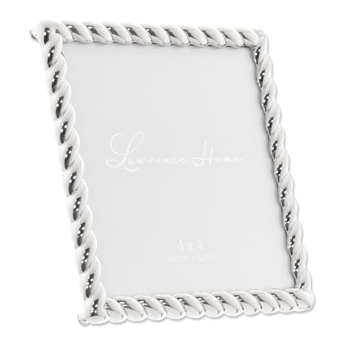 Silverplate ROPE BORDER 4x4 frame - 4x4