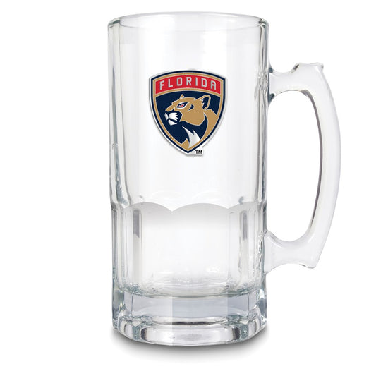 NHL Florida Panthers Glass 32 ounce Macho Mug