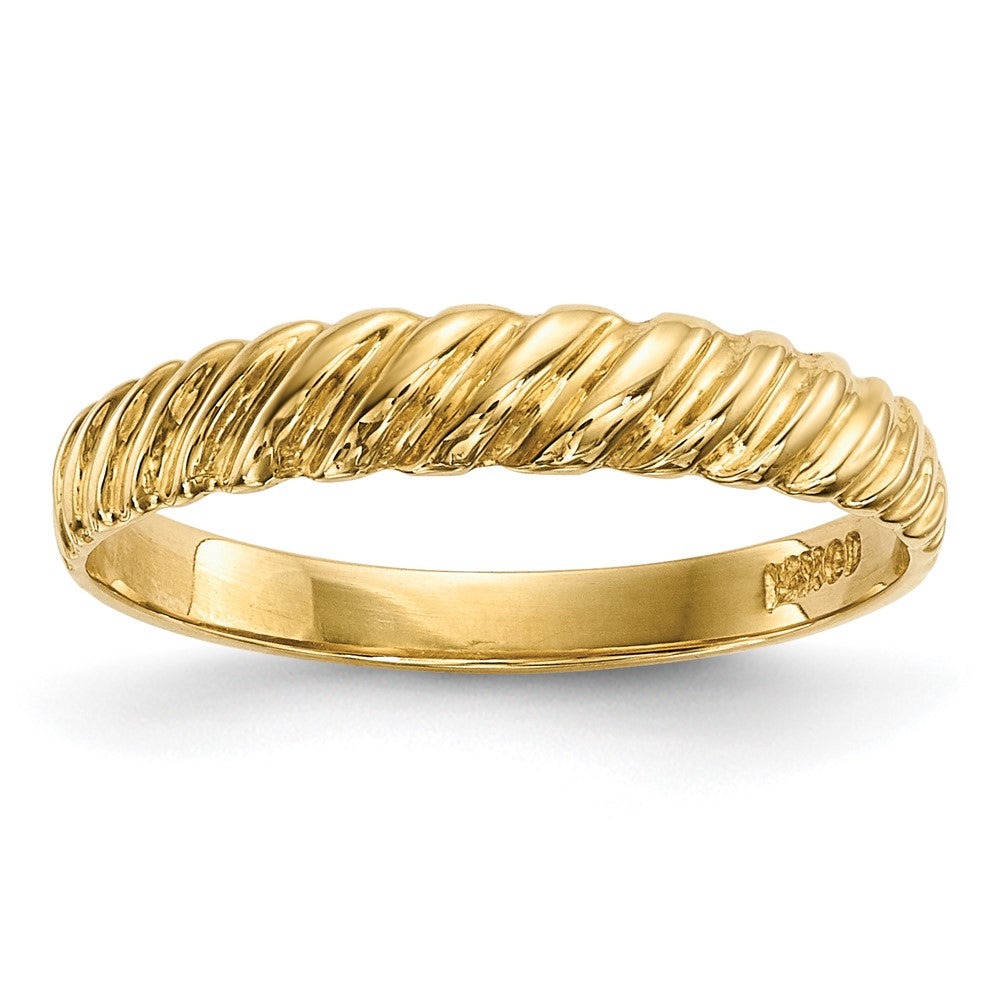 14k Madi K Kids Polished Twist Ring Size 4.5