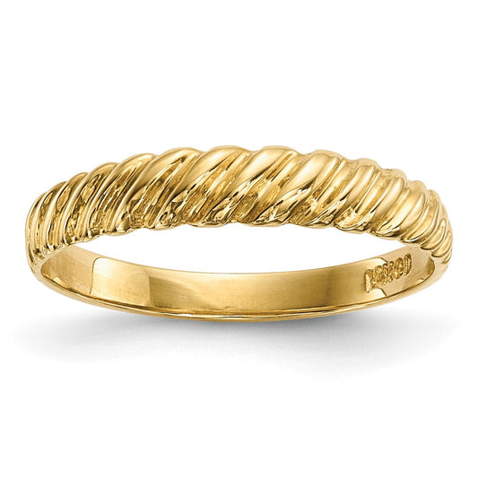 14k Madi K Kids Polished Twist Ring Size 4.5