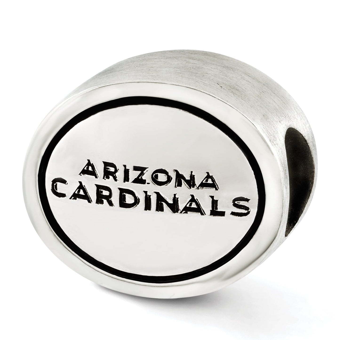 Sterling Silver Antiqued Arizona Cardinals NFL Beads