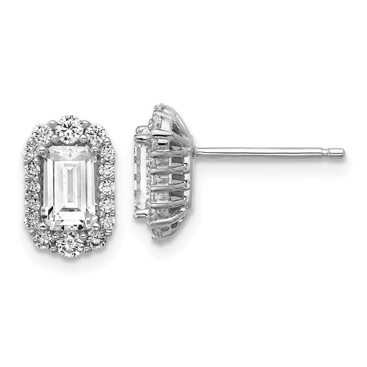Sterling Silver Polished Heart Post Earrings