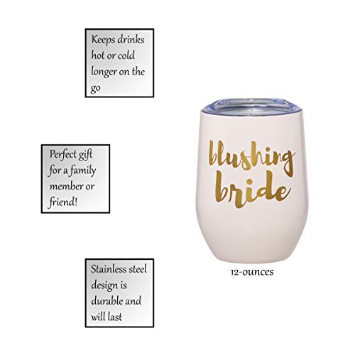 Christian Brands G3146 12 oz Blushing Bride Wine TumblerPack of 2