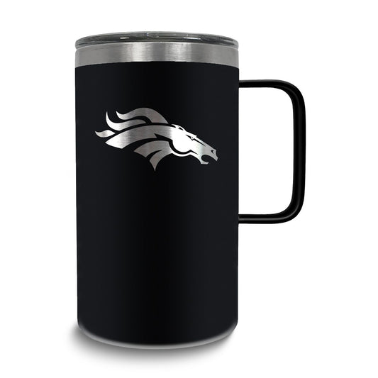 NFL Denver Broncos Stainless Steel 18 oz. Hustle Mug with Lid