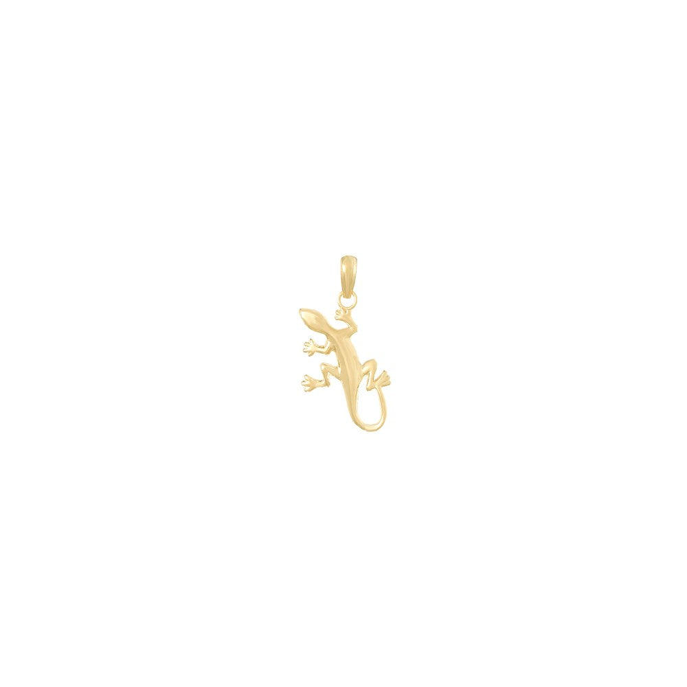 10k Gold Gecko Pendant