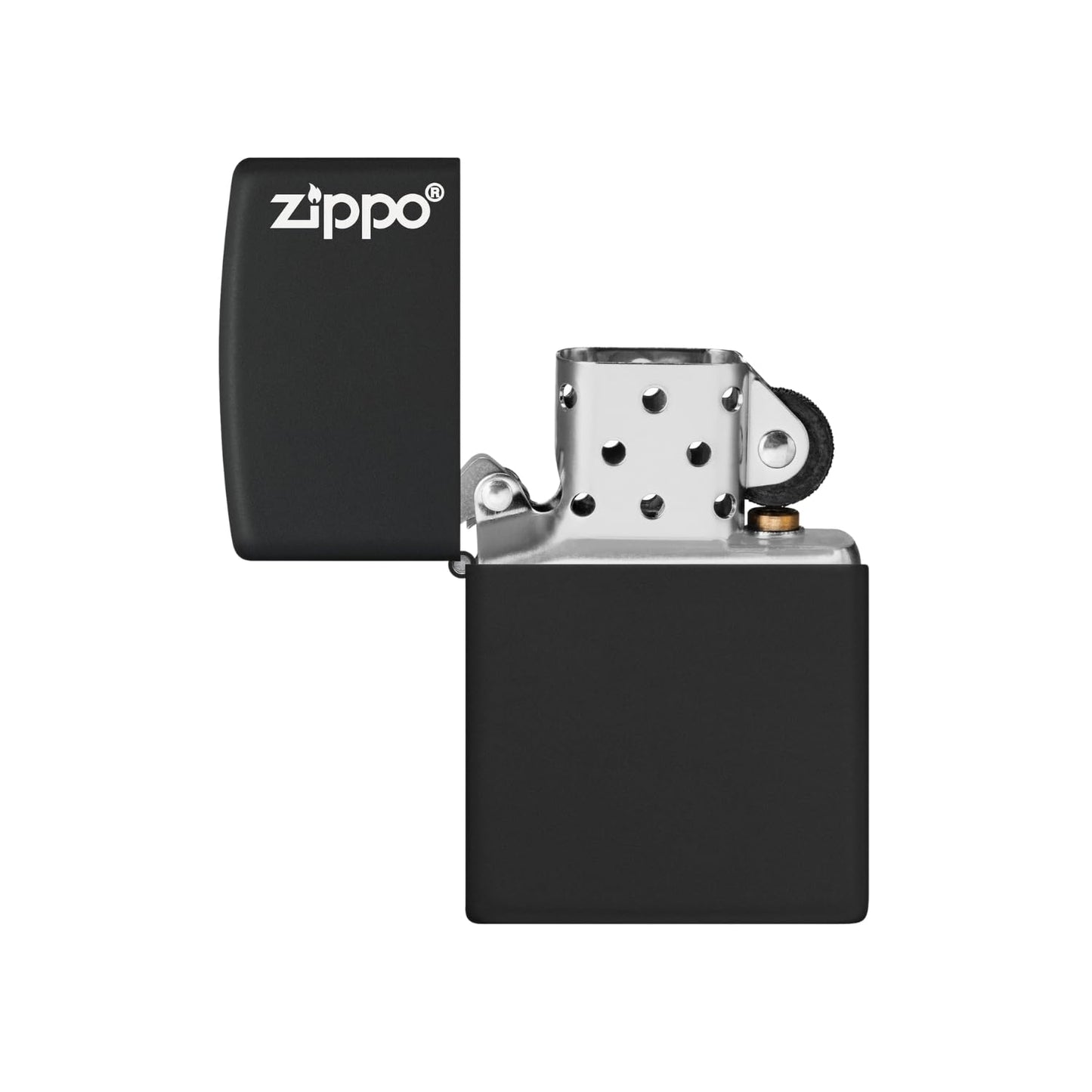 Zippo Classic Black Matte with Zippo Logo Pocket Lighter